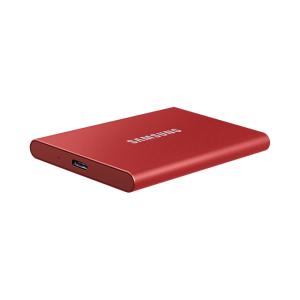 三星 MU-PC500R 500G移动固态硬盘 T7 火星红 红色 USB3.2 USB3.1 高速