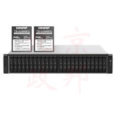 威联通 TS-h2490FU-7232P-64G 八核心16线程 24盘位 2U