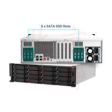 威联通 TS-h2287XU-RP-E2336-32G 六核心/12 线程  16盘位 3U