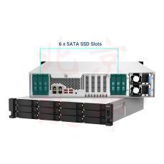 威联通 TS-h1887XU-RP-E2334-16G 四核24盘位2U双电源