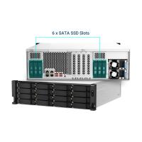 威联通 TS-h2287XU-RP-E2378-64G 八核心/16 线程 16盘位 3U