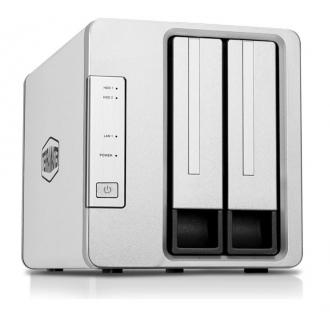 铁威马 F2-221（4TB） Intel 双核CPU 频率为2.0Ghz 单一硬盘支持18TB 双千兆网络接口