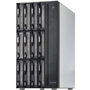 铁威马 T12-450 Atom C3558R 四核 CPU 搭配16GB内存 12盘高速网络存储服...