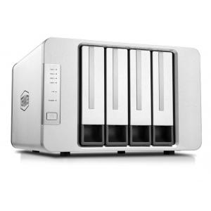 铁威马 F4-423（4G） Intel 四核处理器 两个2.5G网口 适用中小企业的4盘位高性能网...