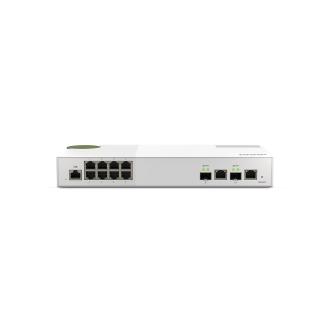 威联通 QSW-M2108-2C 8x 2.5GbE RJ45 端口、2x 10GbE SFP+ 光纤/RJ45 复合端口