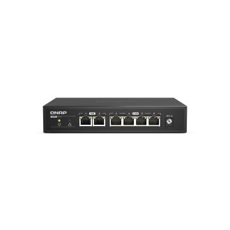 威联通 QSW-2104-2T 4x 2.5GbE RJ45 端口、2x 10GbE RJ45
