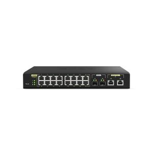 威联通 QSW-M2116P-2T2S 16x 2.5GbE 802.3at PoE+ (30W) ...