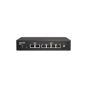 威联通 QSW-2104-2T 4x 2.5GbE RJ45 端口、2x 10GbE RJ45
