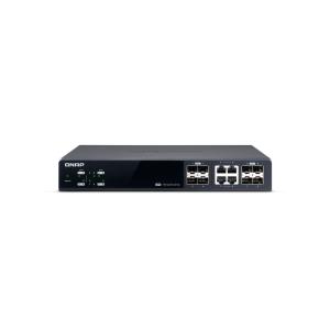 威联通 QSW-M804-4C 4x 10GbE SFP+光纤端口、4x 10GbE SFP+ 光纤...