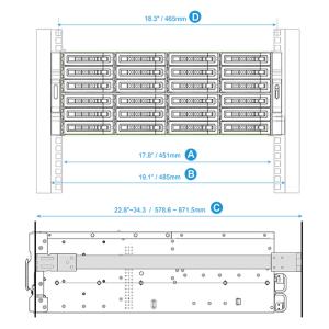 威联通 RAIL-A02-90