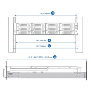 威联通 RAIL-A03-57