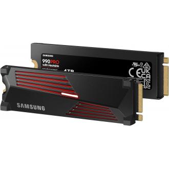 三星 MZ-V9P4T0CW 4TB SSD固态硬盘 M.2接口(NVMe协议PCIe 4.0 x4) 990 PRO With Heatsink散热片版