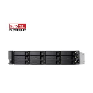 威联通 TS-h1283XU-RP-E2136-32G 六核12盘位2U双电源