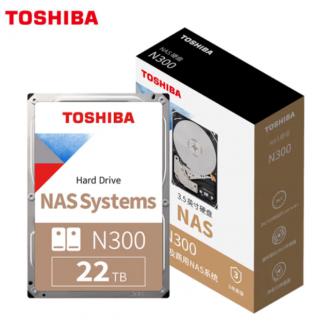 东芝 HDWG62C 22TB NAS网络存储硬盘 7200转 512MB SATA接口N300系列