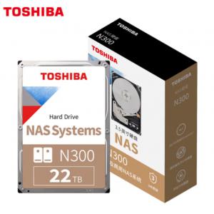东芝 HDWG62C 22TB NAS网络存储硬盘 7200转 512MB SATA接口N300系列