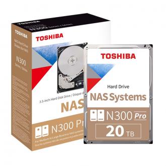 东芝 MN11ACA20T NAS专用硬盘 7200转 512MB SATA接口 垂直式CMR N300 Pro系列